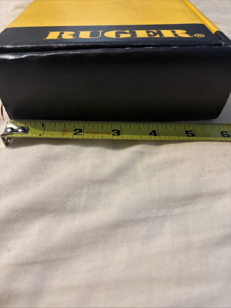 Ruger cardboard gun box With Gun Manuel