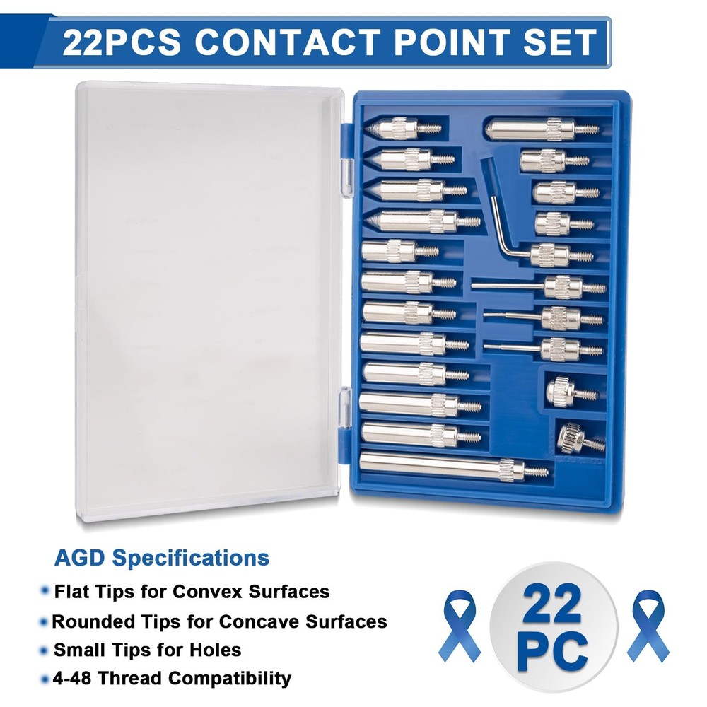 Rpeconu Dial Indicator with Magnetic Base, 0-1"×0.001" Precision Test...