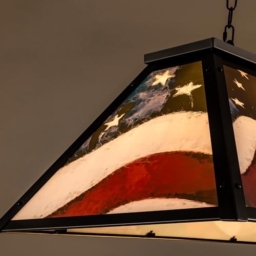 Tiffany-Style Pool Table Light 3 Light, 43.3'' Billiards Light No Shadow