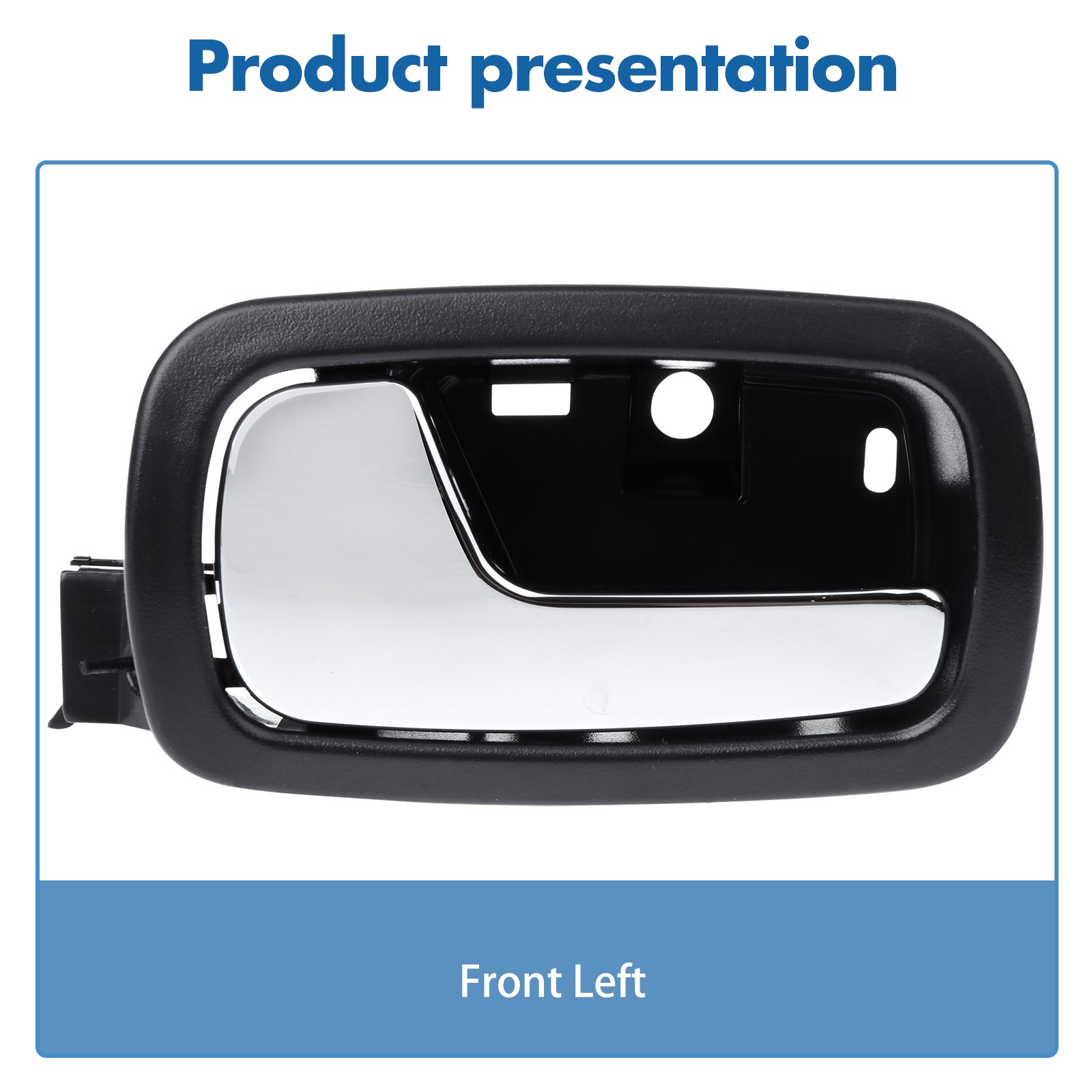 Door Handle Front Inside Black Driver for 07-10 Chevy COBALT PONTIAC G5
