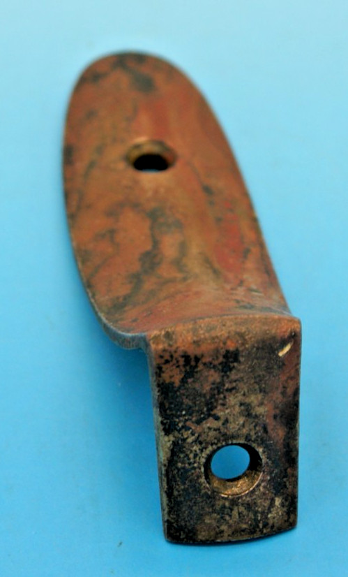 U.S. 1855 SPRINGFIELD PISTOL CARBINE BRASS BUTTPLATE - ORIGINAL ANTIQUE