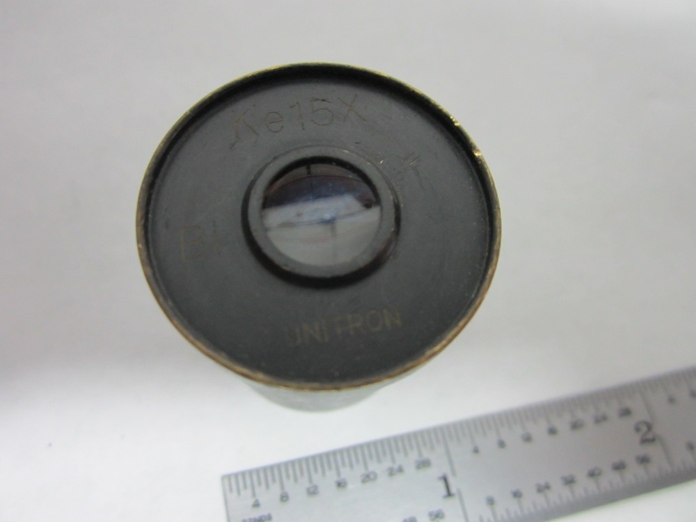 MICROSCOPE PART EYEPIECE UNITRON Ke15x OPTICS BIN#R8-19