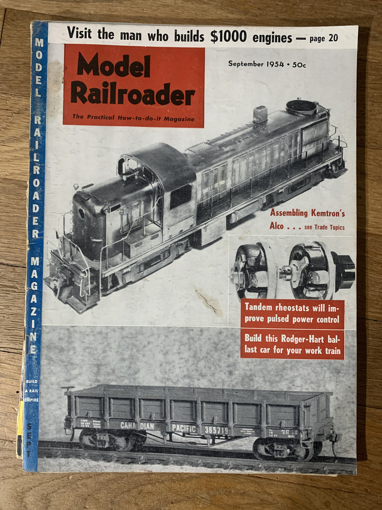 Model Railroader Magazines 1952 1954 1957 6 Issues