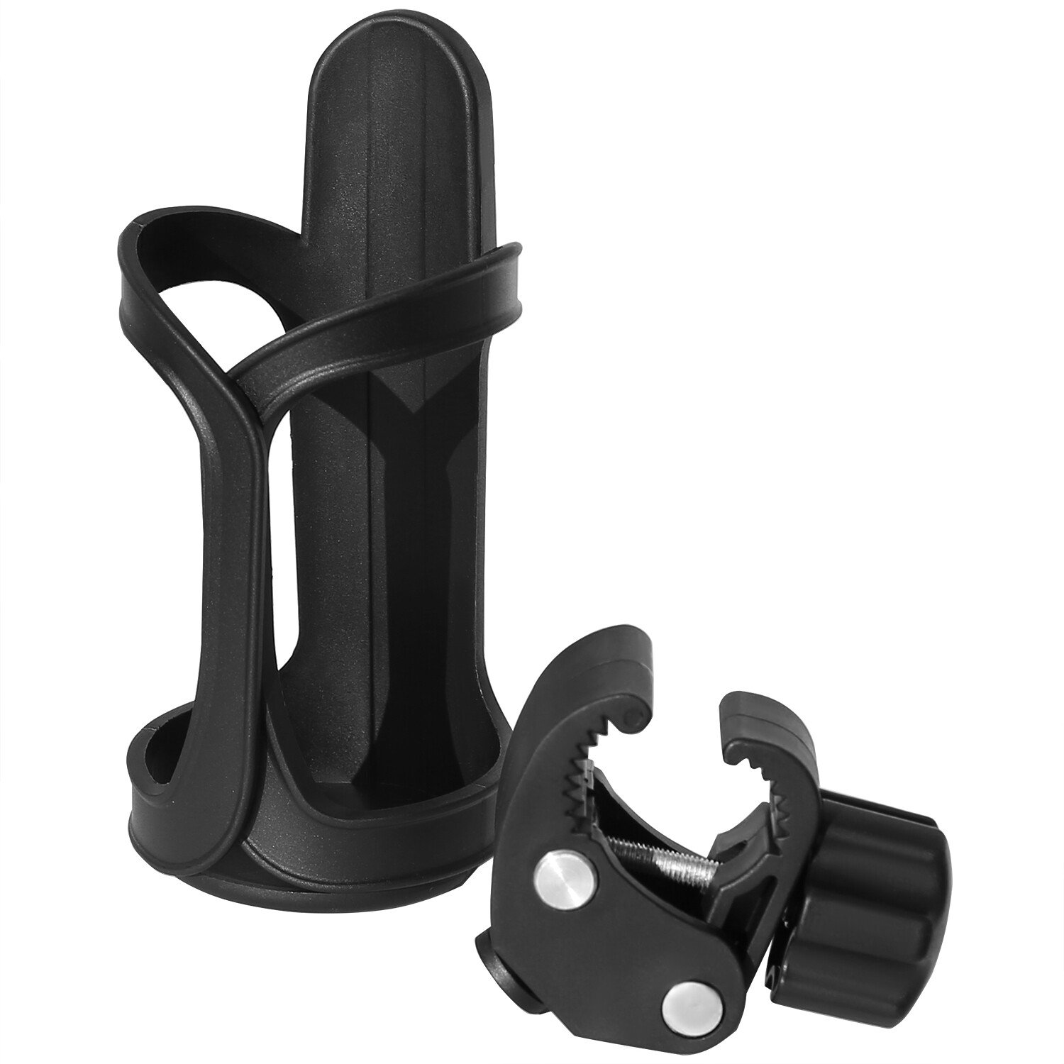 Black Beverage Cup Holder Universal For Wheelchair Walker Rollator Bike Stroller