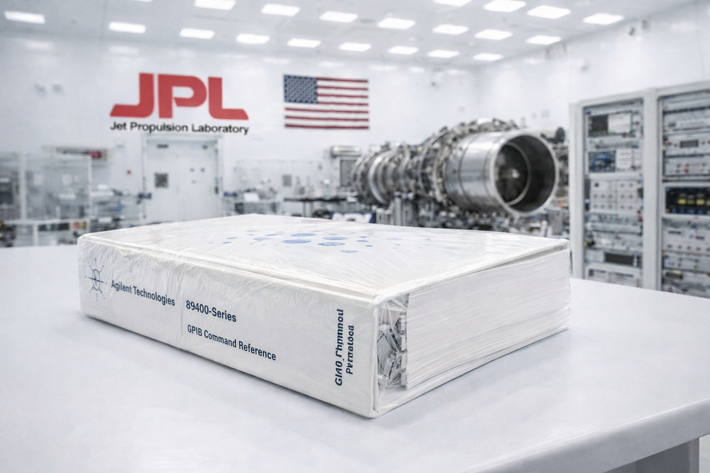 (NEW) Agilent 89400-Series GPIB Command Reference Binder – Direct From NASA JPL