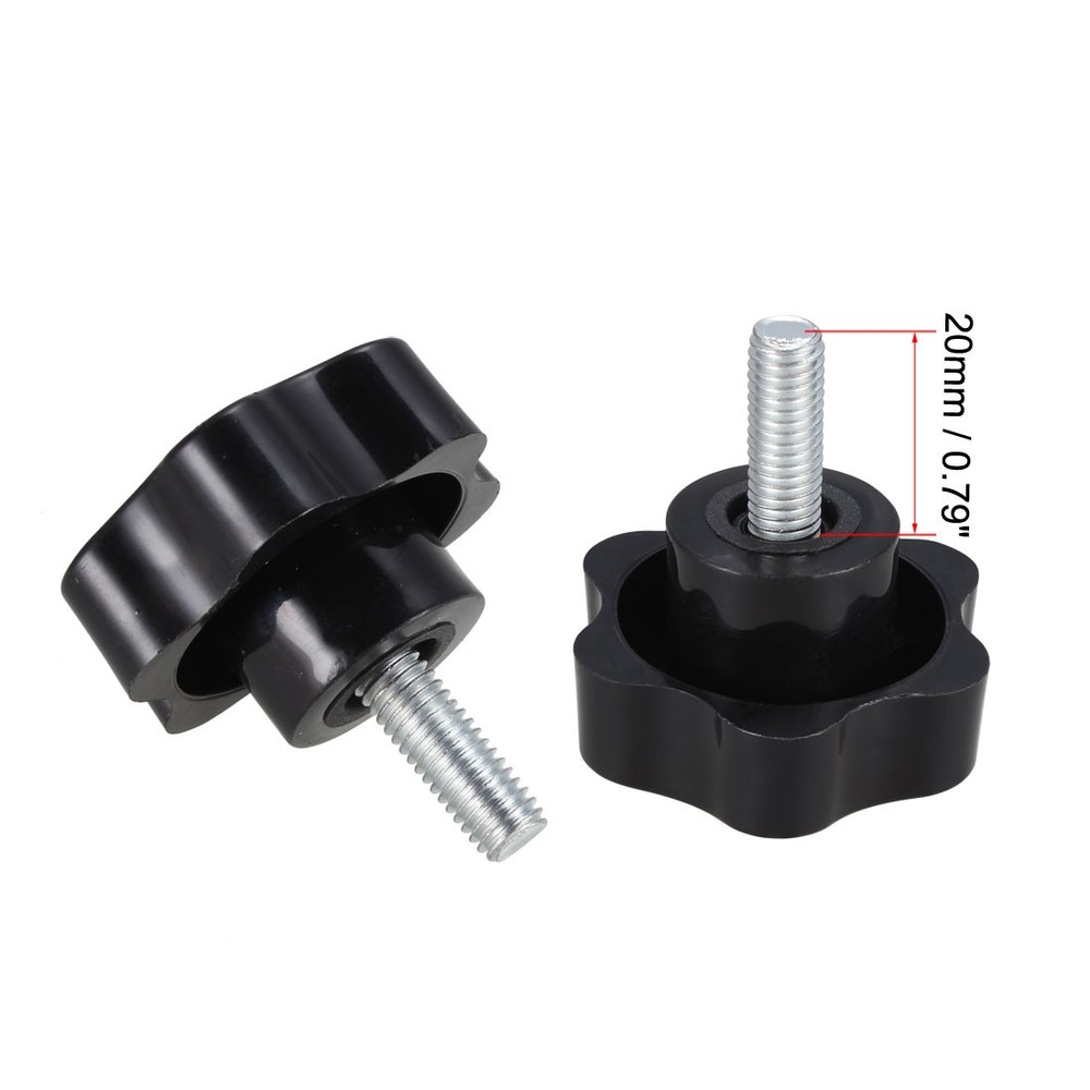 Locking screw 48mm hexagonal plum dia M8 ×20mm thread 2pcs