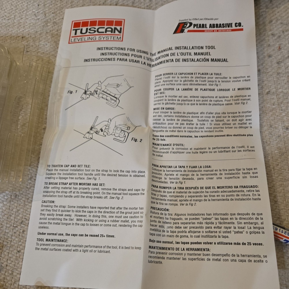 Tuscan Leveling System - Standard Installation Tool
