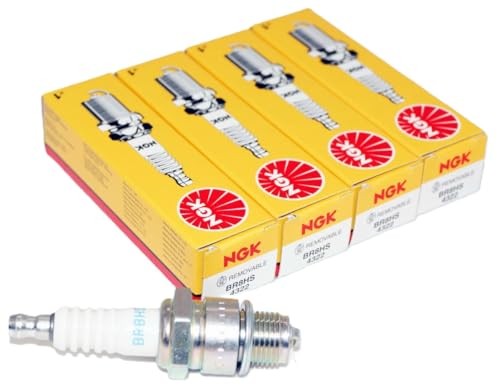 NGK 4322 BR8HS Standard Spark Plug (4 Pack)