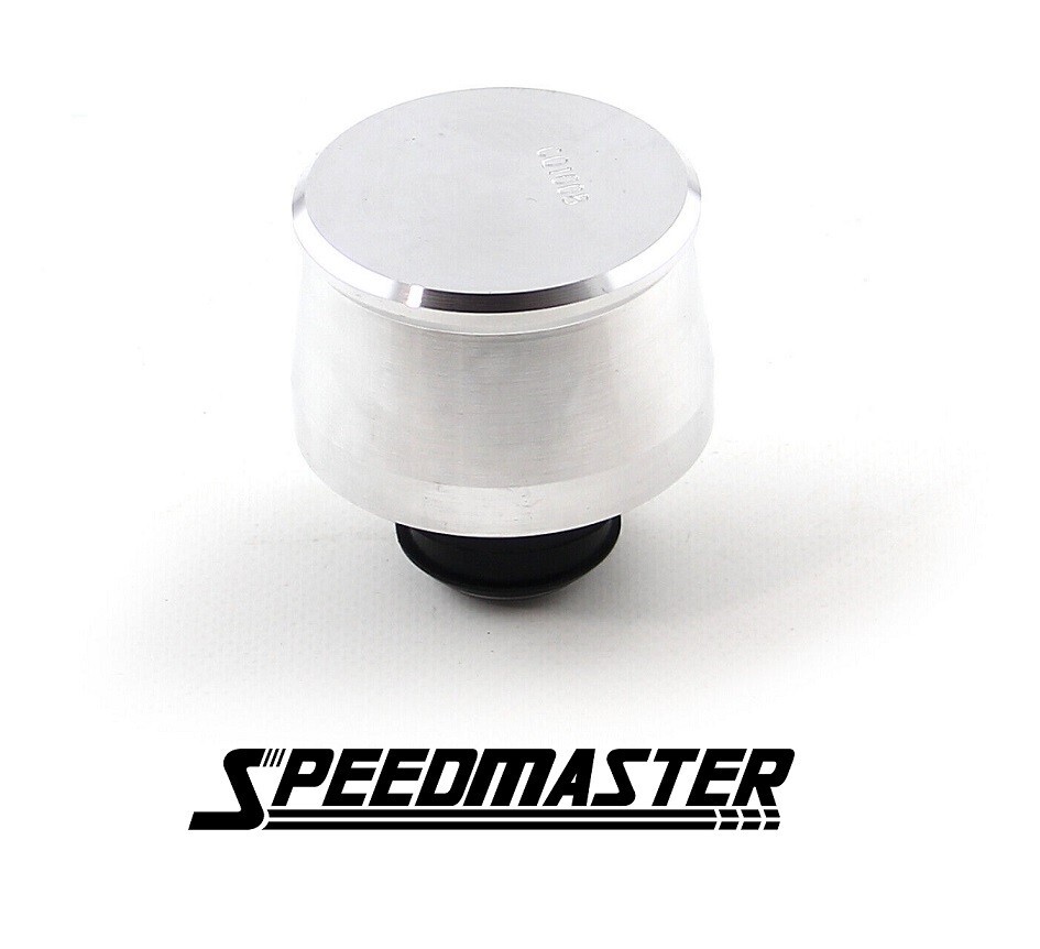 Speedmaster Crankcase Aluminum Valve Cover Breather Cap & Grommet (Push-in)