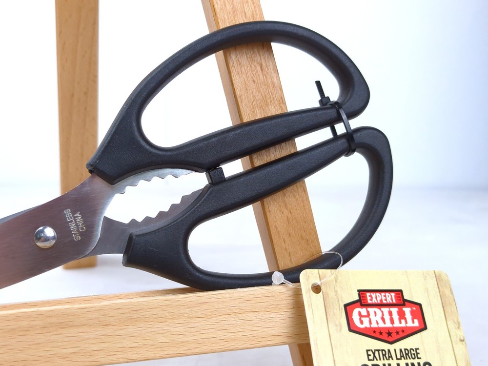 Multi-Function GRILLING SCISSORS/SHEARS, Heavy Duty, JUMBO Size/Large Hands, NEW