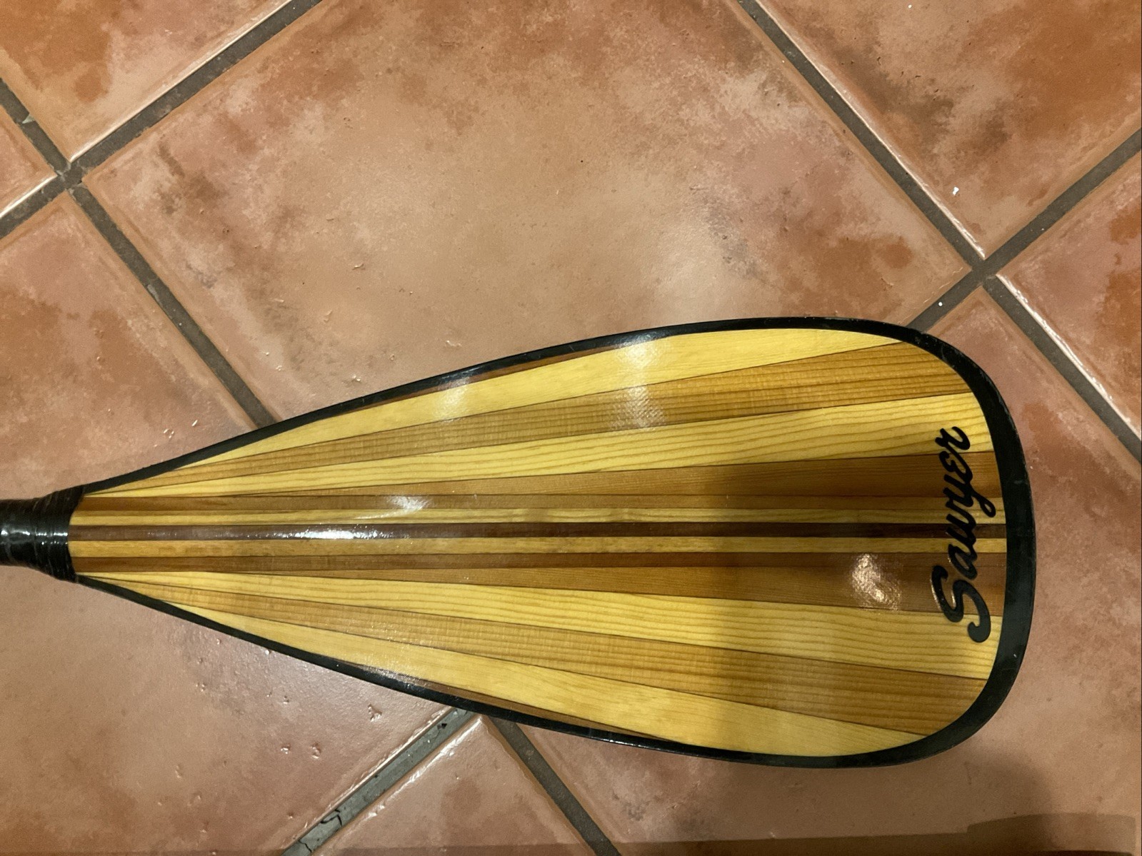 Sawyer Mana Rip Quick Draw Adjustable Wood & Carbon Fiber RIP 100 SUP Paddle