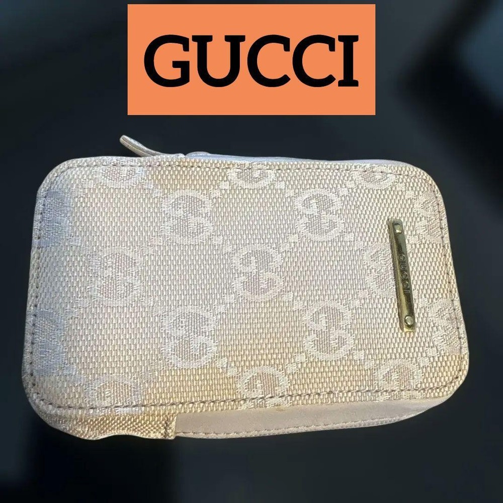 GUCCI Fragment Case 92767 GG Pattern Cigarette Case