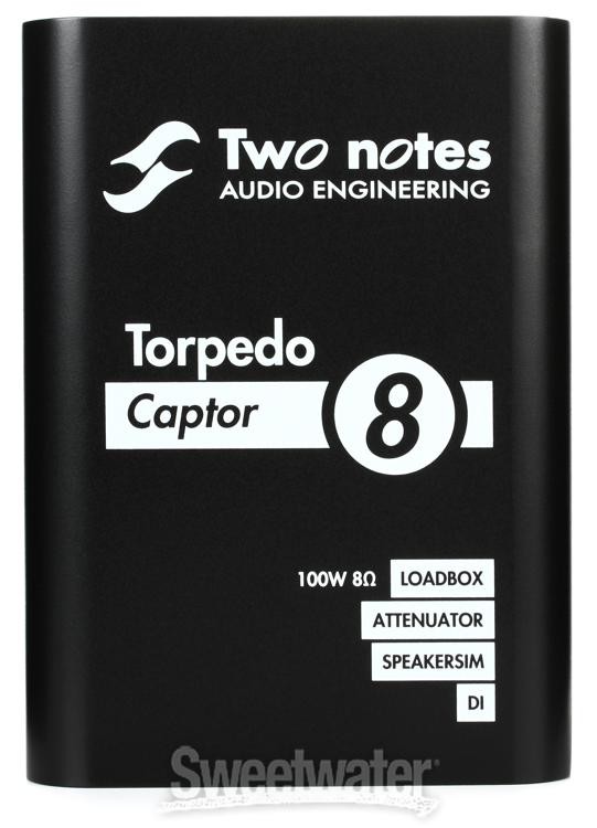 Two Notes Torpedo Captor Reactive Loadbox DI and Attenuator - 8-ohm
