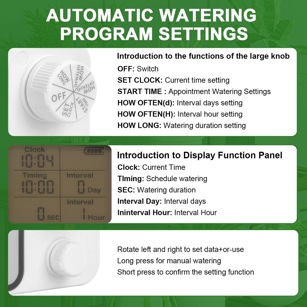 Automatic Sprinkler Timer For Garden Hose Drip Irrigation Automatic Watering