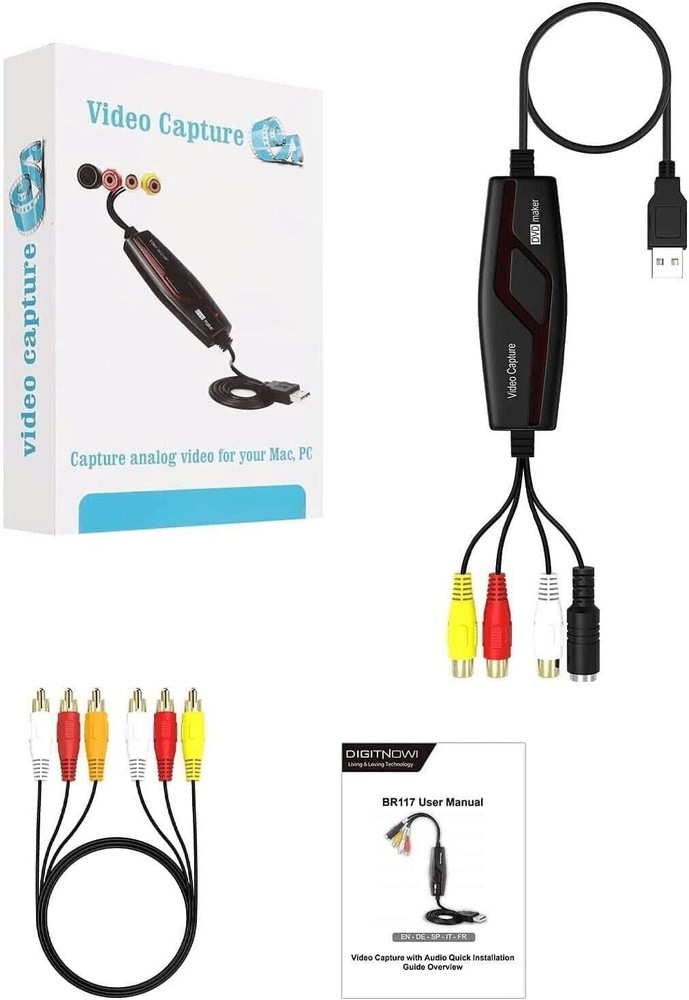 Mini DV to Digital Converter RCA USB Video Capture