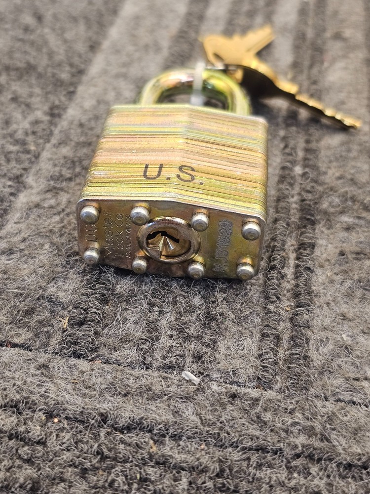 (QTY 3) Master Lock DG Padlock US Keyed Different Hardened