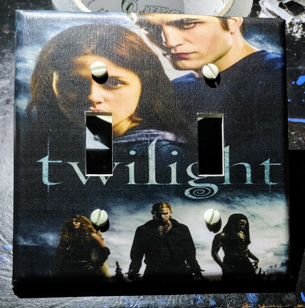 Custom Handmade - Twilight - Double Toggle Light Switch Cover