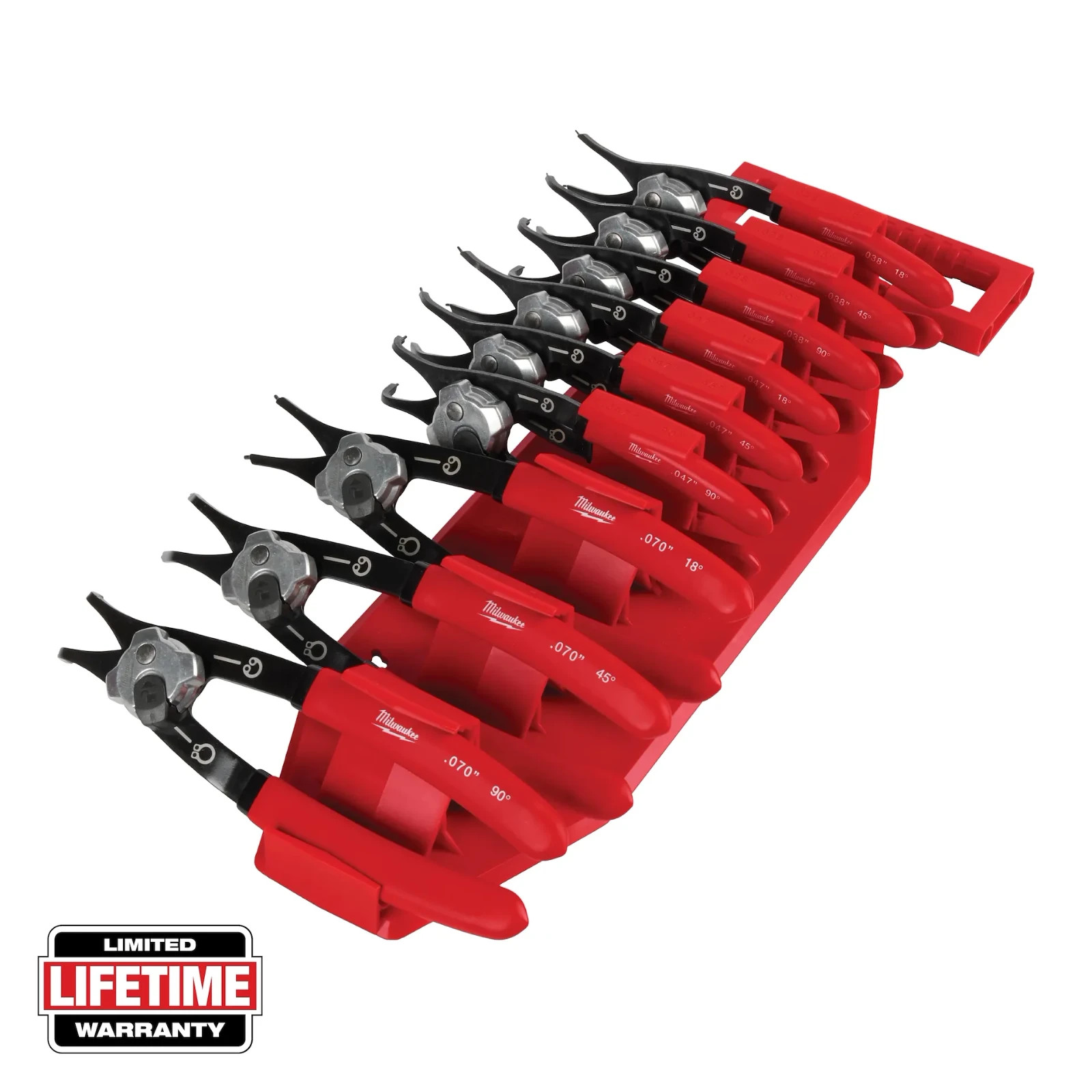 Milwaukee Tool 48-22-6539 9 Pc. Snap Ring Pliers Set  AUTHORIZED USA DEALER