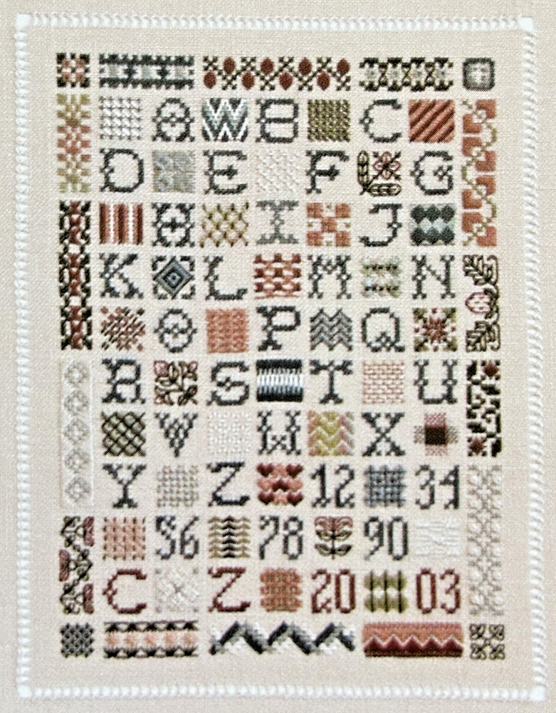 The Drawn Thread Toccata Number One charted needlework design pattern 2003