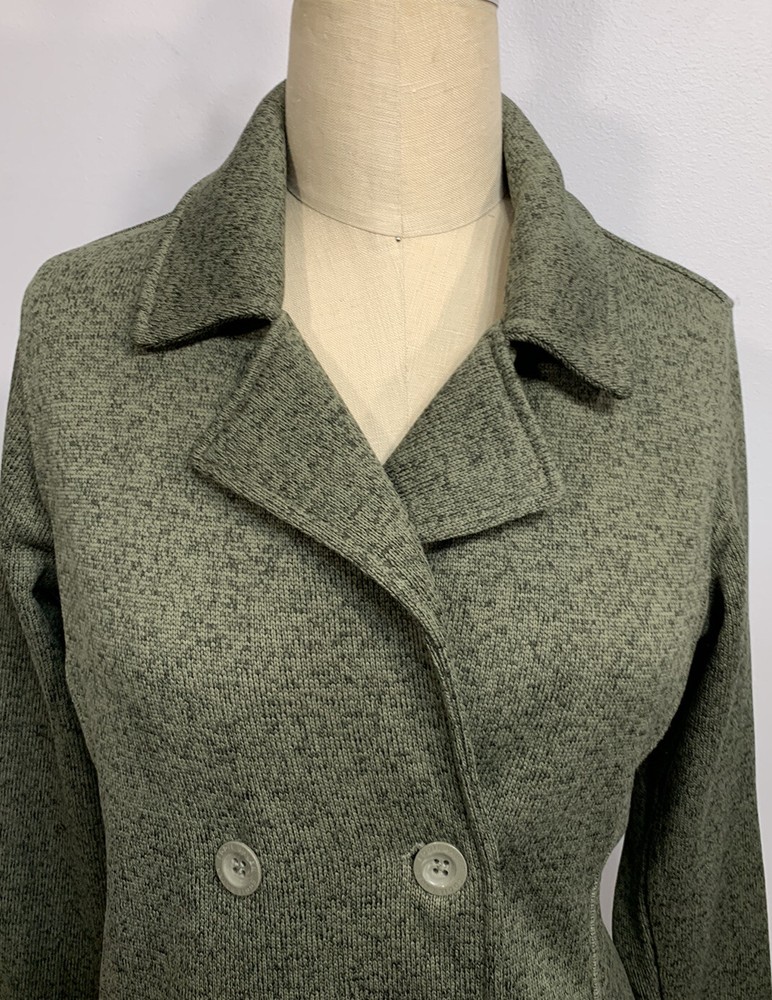 Eddie Bauer Peacoat Sweater Jacket Medium
