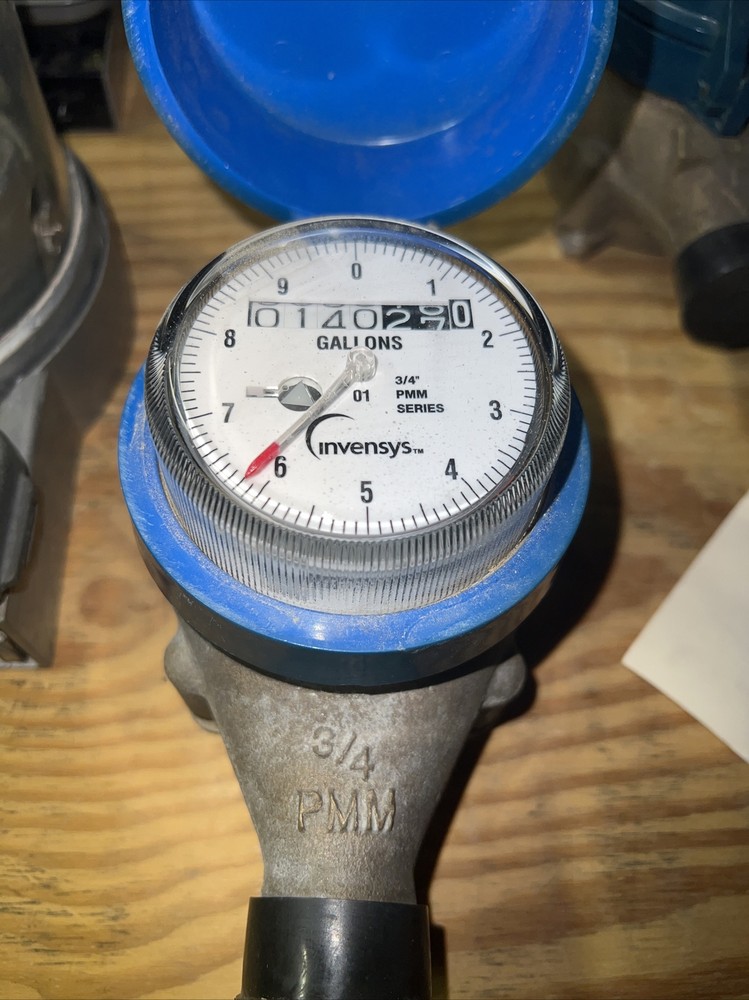 precision meter 3/4” brass water meter