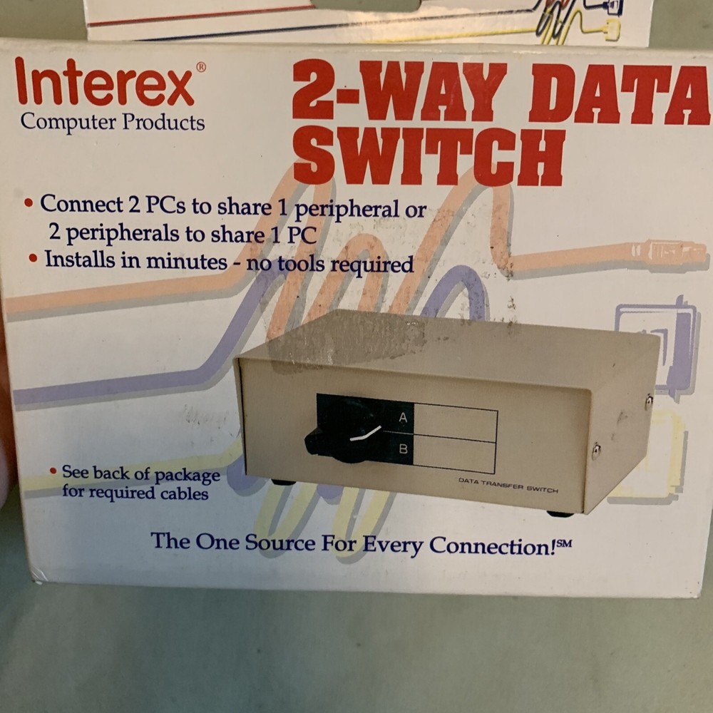 Interex 2-way Data Switch MDS-1a (Computer Products)