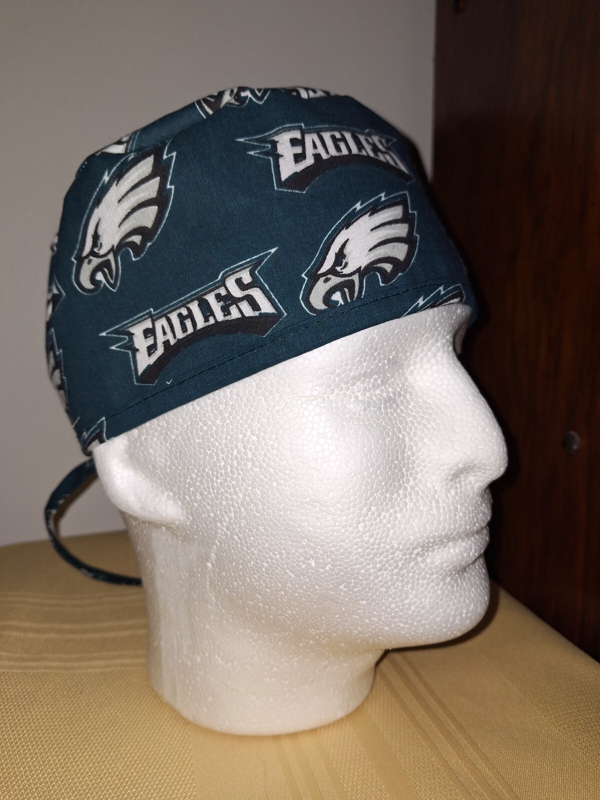 Philadelphia Eagles Medical Surgical Tie Scrub Hat