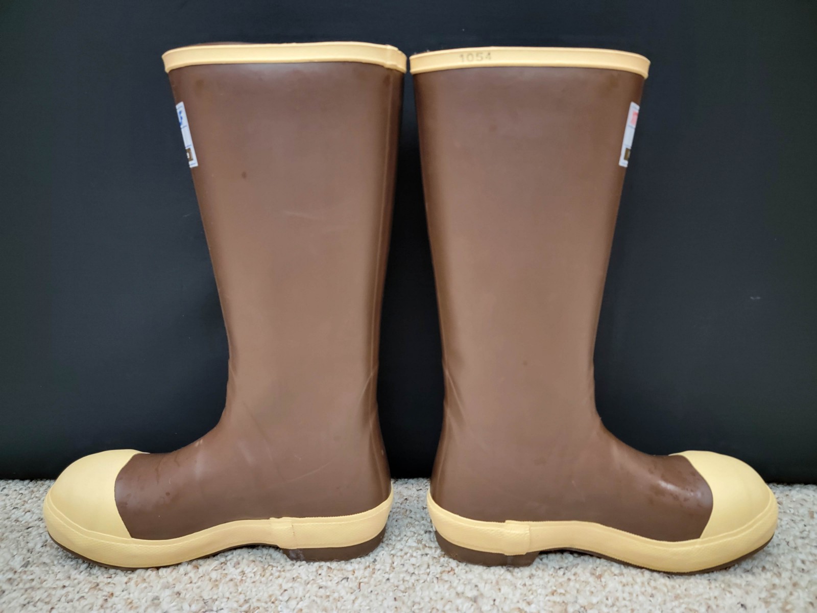 XTRATUF Legacy Steel Toe 15" Neoprene Rubber Boots Size 8