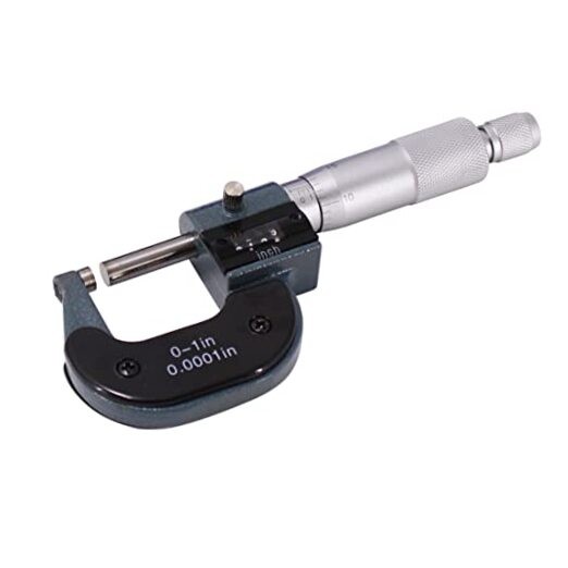 (R) 1" Mechanical Digital Outside Micrometer Digit Counter Carbide Tips 0.0001"