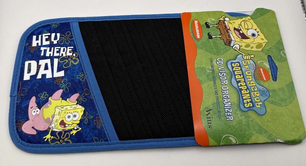 Nickelodeon SpongeBob Vintage CD Visor Organizer 2003 Axius