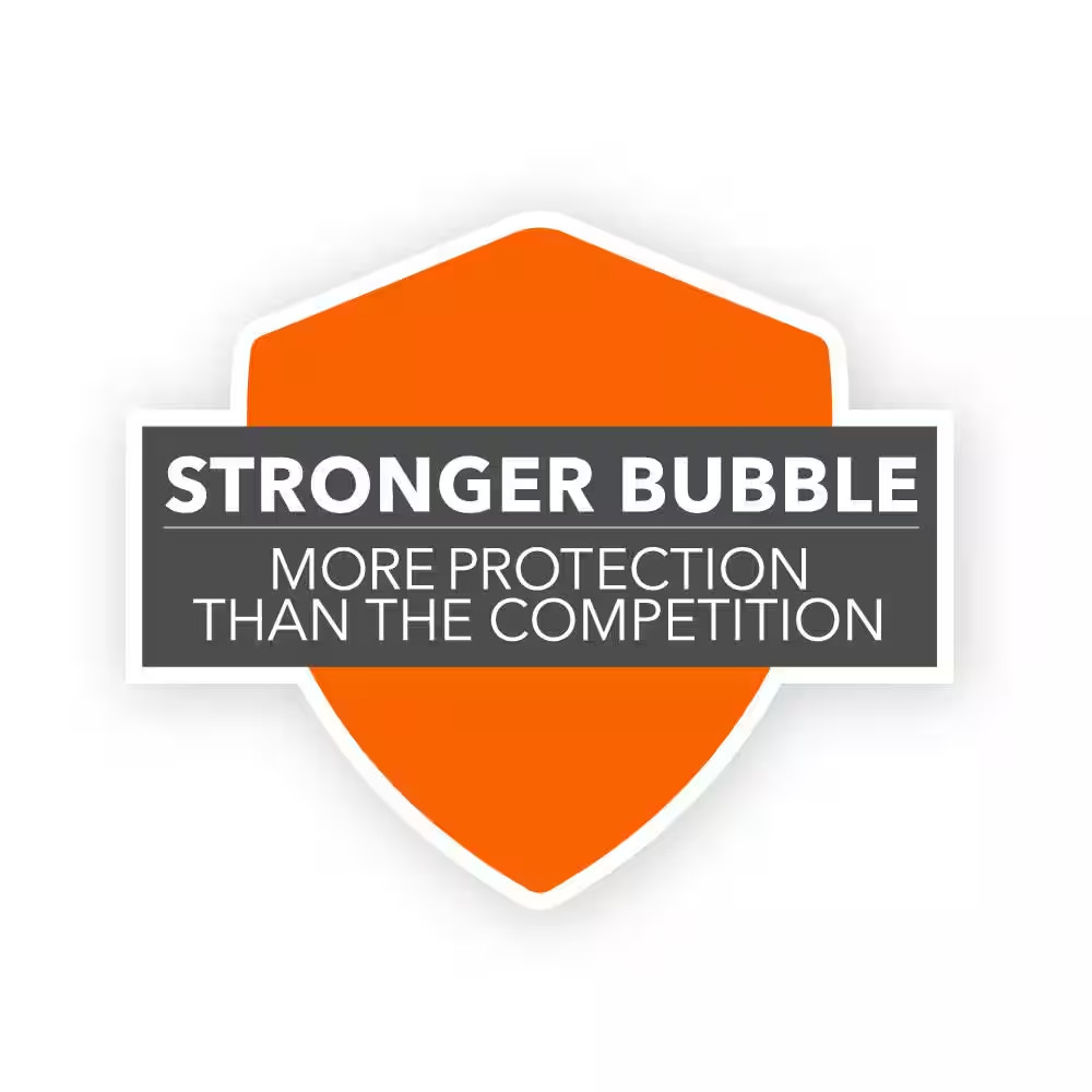 Clear Bubble Cushion Wrap 100ft Perforated Packing Roll Recyclable Protective