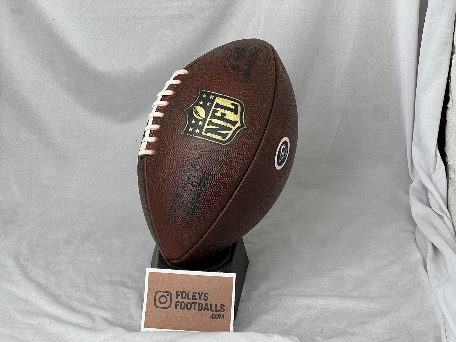 RAMS LOGO - NFL "The Duke" Wilson Football - Game Ball - Prepped & Conditioned