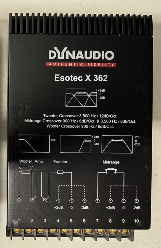 DYNAUDIO X362 ESOTEC 3-WAY CROSSOVER for COMPONENT MIDS SPEAKER TWEETER