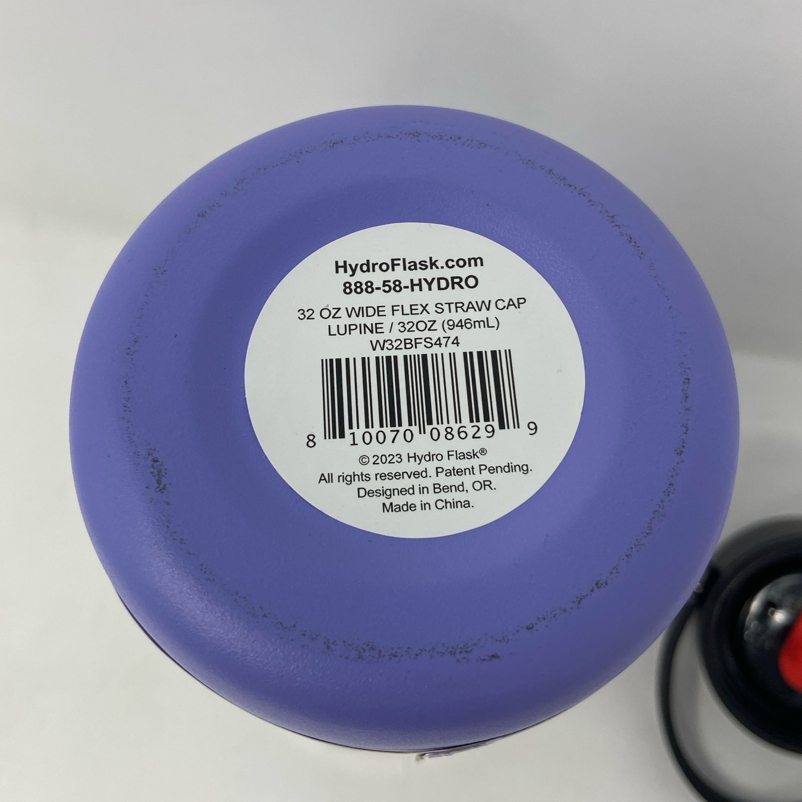 Hydro Flask 32oz Wide Mouth Bottle w/ Flex Straw Cap - Lupine Purple W32BFS474