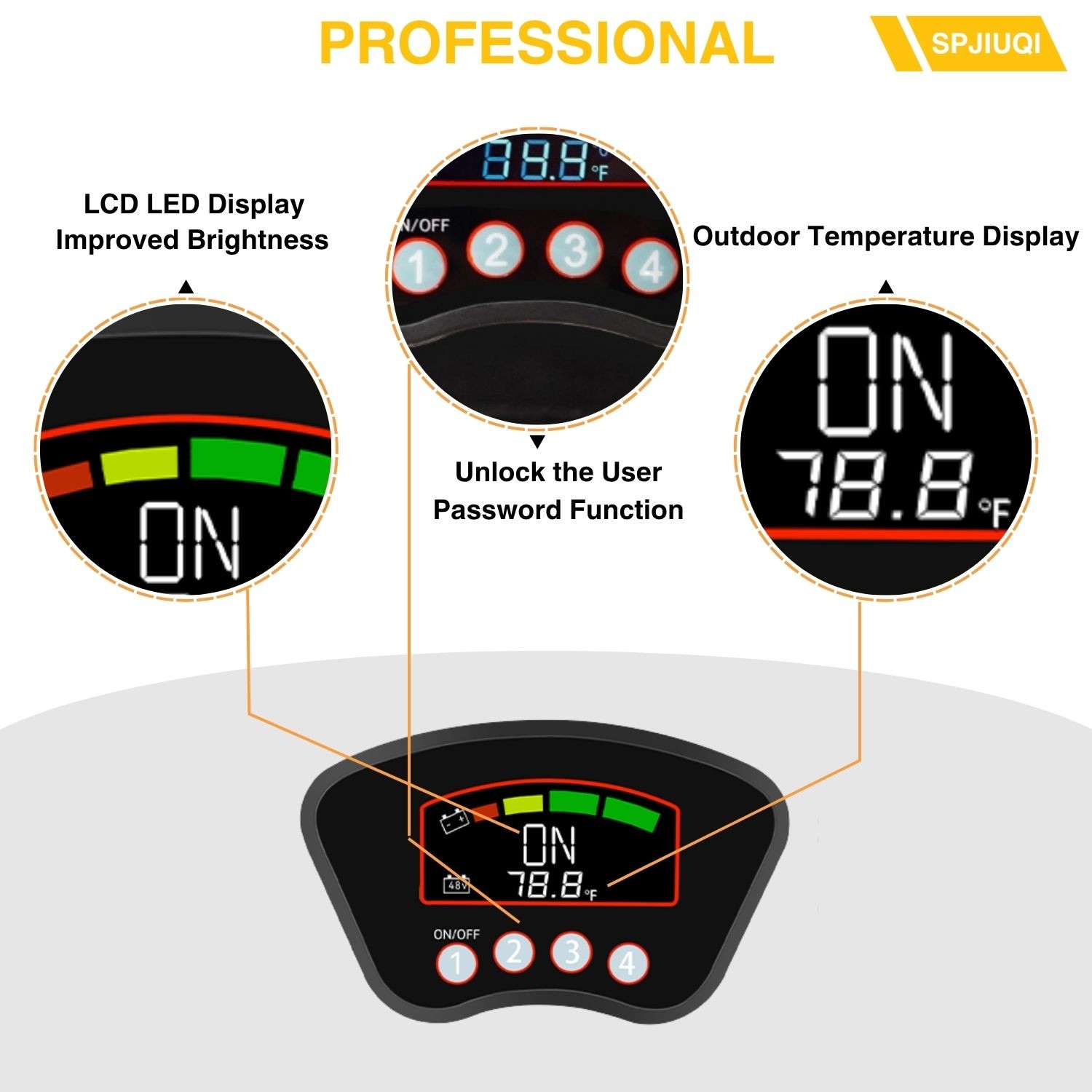 36-48V Golf Cart Keyless Start Remote Ignition Switch for Club Car Tempo/Onwarde