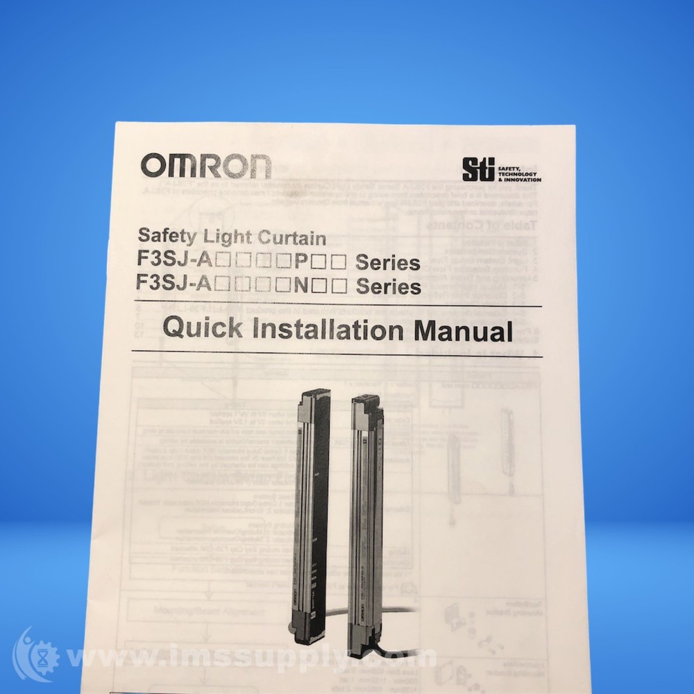 Omron 3127475-8B Quick Installation Manual 5226