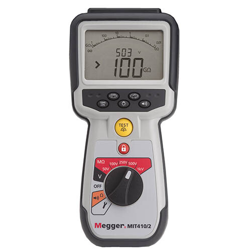 Megger MIT410/2 Insulation/Continuity Tester/Megohmmeter, PI/DAR