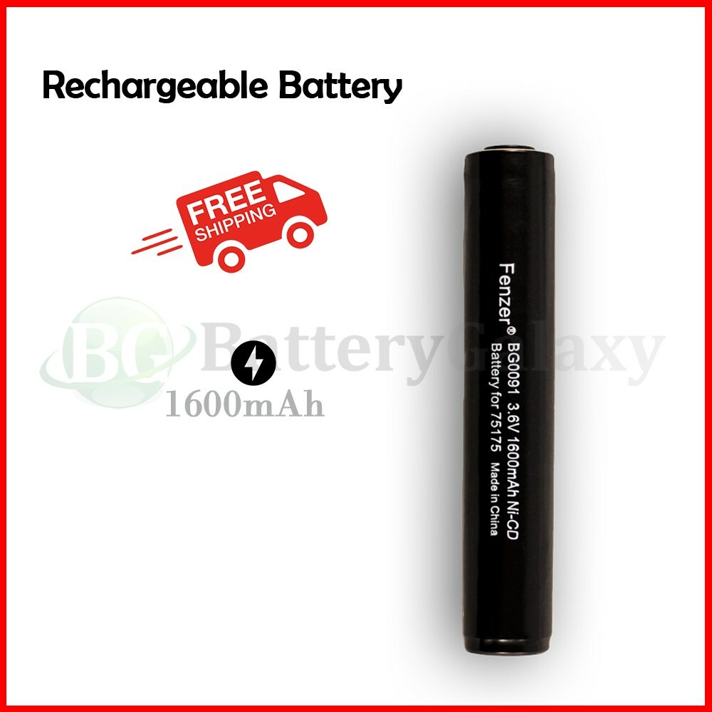 NEW HOT! Black Rechargeable Replacement Flashlight Battery Pack for MagLite