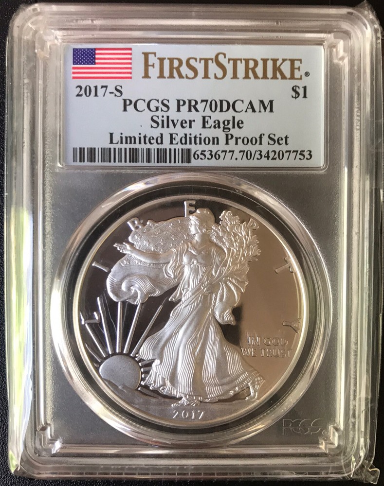 2017-S Limited Edition Silver Proof Set 8PC PCGS PR70 First Strike