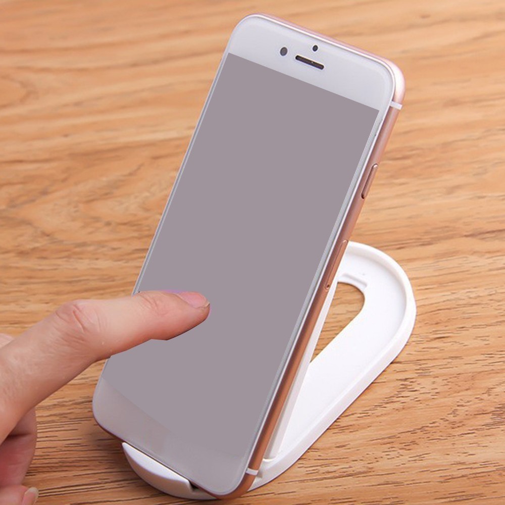 Adjustable Portable Phone Stand for Smartphones Tablets Space Efficient Design