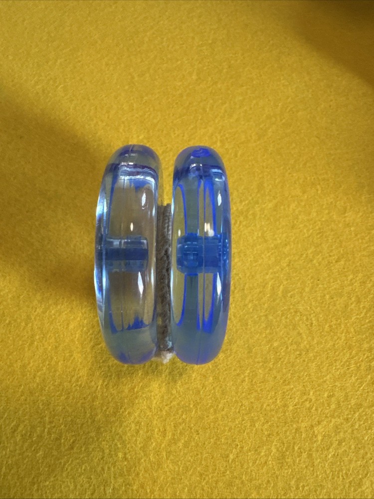 VTG Used Yomega Yo-Yo Translucent Light Blue Power Spin