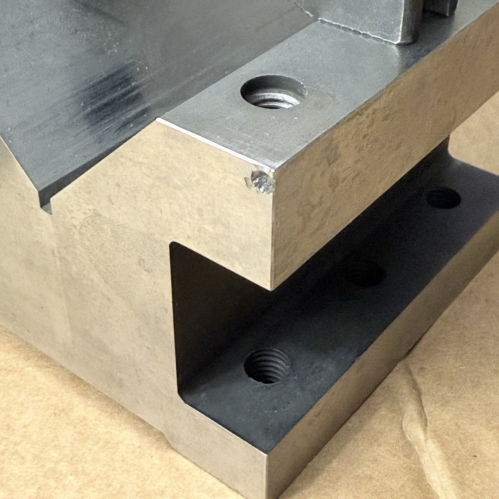 Large Precision V Block Set With Clamps Workholding 4”x4”x3”