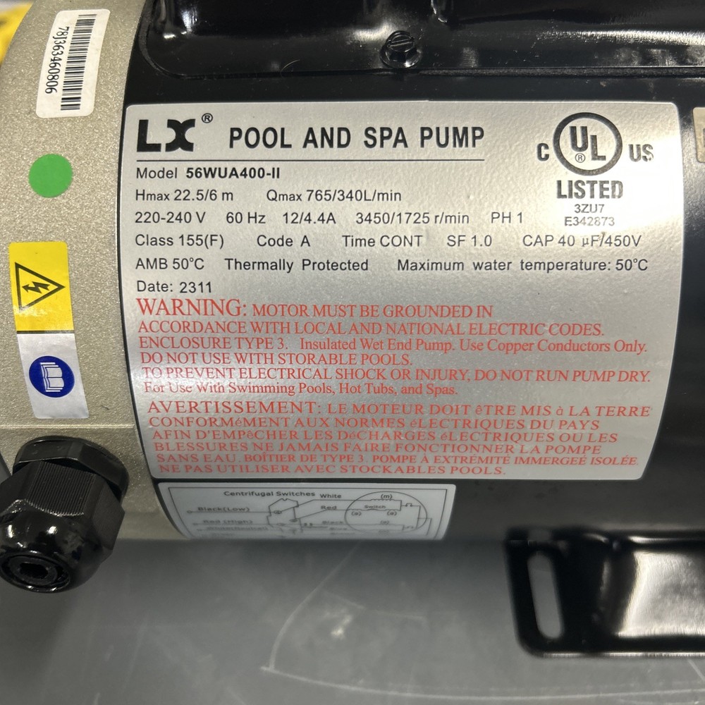 Spa pump
