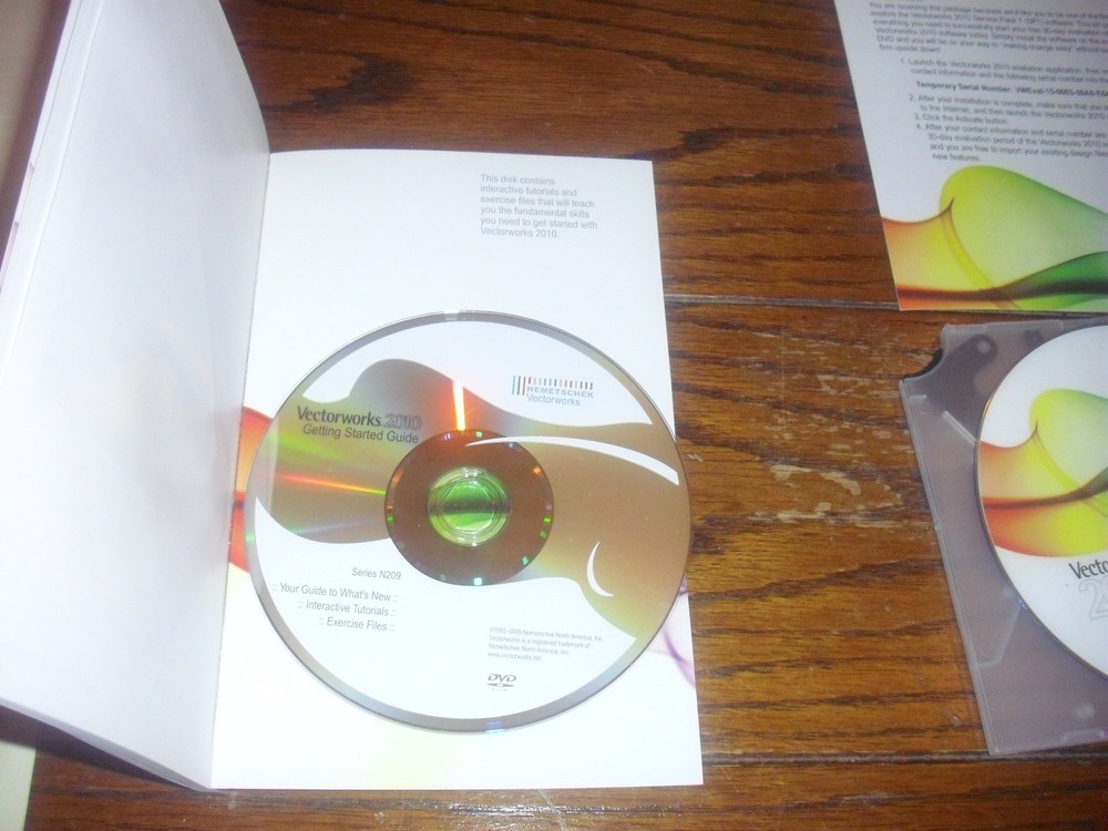 Nemetschek Vectorworks 2010 for Mac OS X Installation DVD, No Software Key
