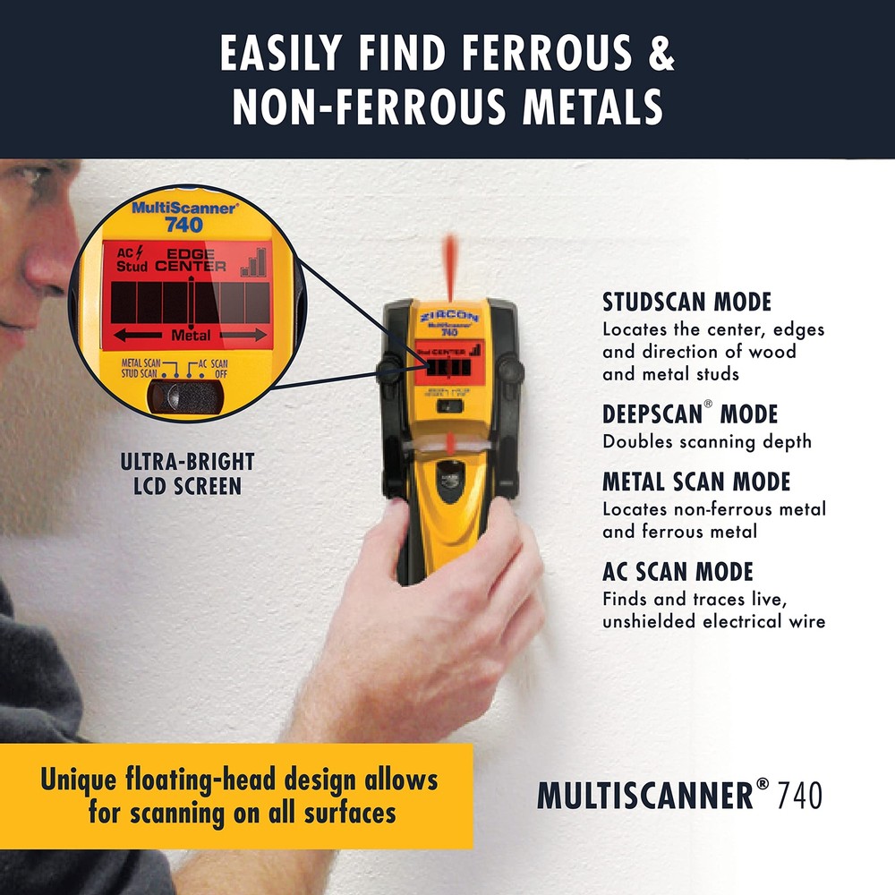 Multiscanner 740 Electronic Wall Scanner With Builtin Erasable Wall Marker