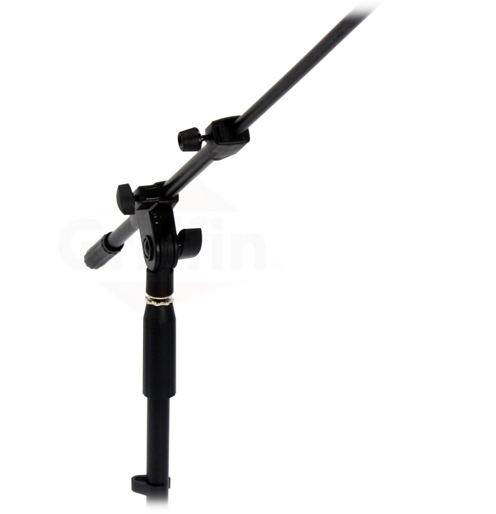 (2-PACK) Short Height Microphone Stand | GRIFFIN Small Studio Recording Holder
