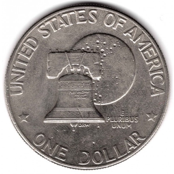 1976 Eisenhower Dollar T2 – Circulated Condition
