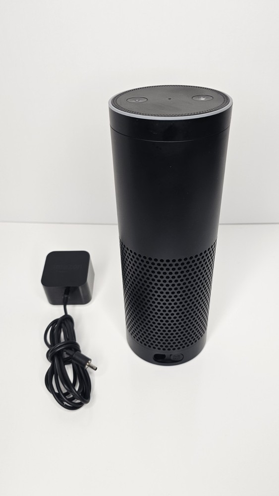 Amazon Echo (1st Generation) Smart Speaker Black Alexa Wi-Fi Working