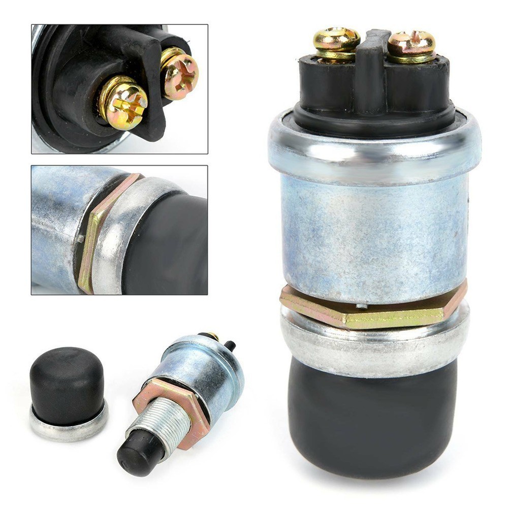 Brand New Switch Ignition Starter 1pc 50M Ohm Push Button Metal & Rubber
