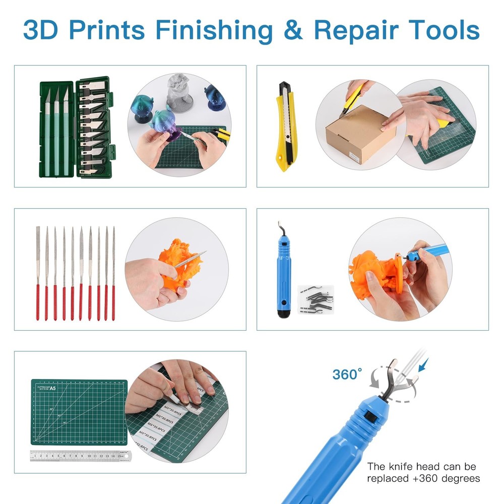 Sovol 3D Printer Tools Kit, 78 PCS Accessories with Nozzle...